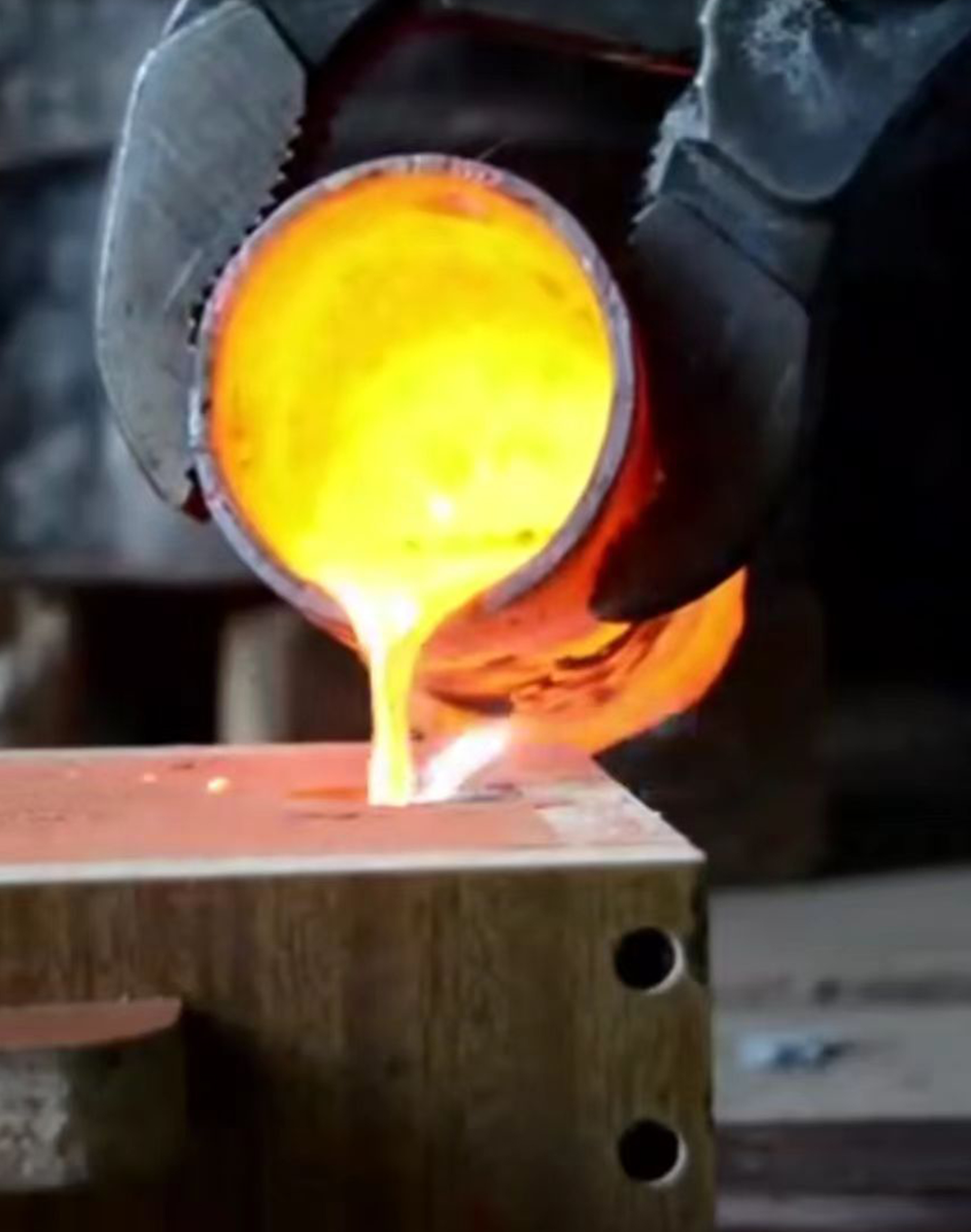 أجزاء صب النحاس