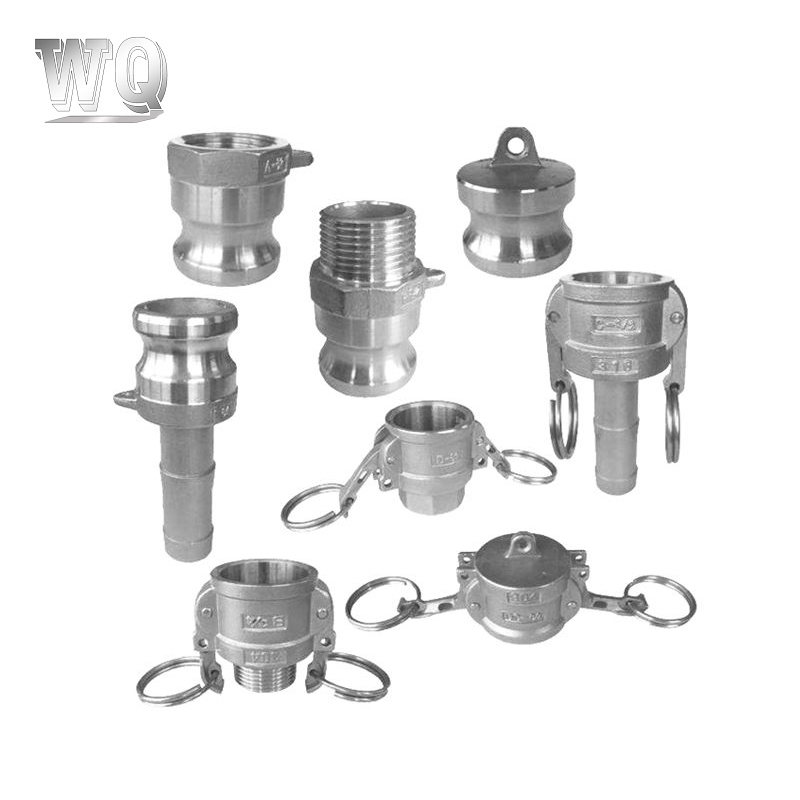 الفولاذ المقاوم للصدأ أنبوب موصل وصلات Camlock الإفراج السريع